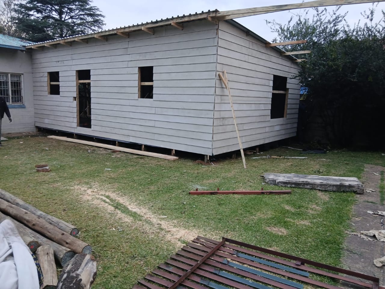 Nutec Cabins project 3: Before by Hot Mix Holdings